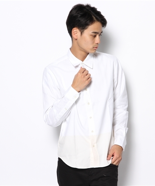 EDIFICE(エディフィス)の「◇【2ND1月号 掲載】2TONE COLOR ネルボタンダウンシャツ(シャツ/ブラウス・メンズ・ブルー系その他/ホワイト/ライトグレー・44/46/48/50)」の10枚目の写真