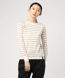 カシミヤボーダーニット