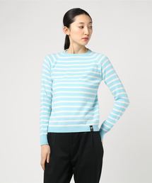 カシミヤボーダーニット