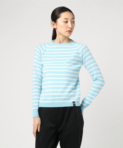 Sov.（ソブ）の「カシミヤボーダーニット（ニット/セーター・レディース・ブラック系その他/ベージュ系その他/ブルー系その他・36/38）」の3枚目の写真
