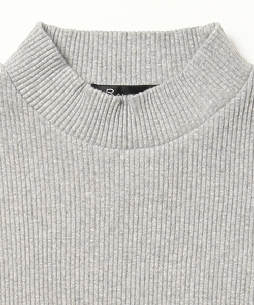 Ray BEAMS（レイビームス）の「Ray BEAMS / テレコハイネック（Tシャツ/カットソー・レディース・ライトグレー/ブラック/オフホワイト・ONE SIZE）」の20枚目の写真