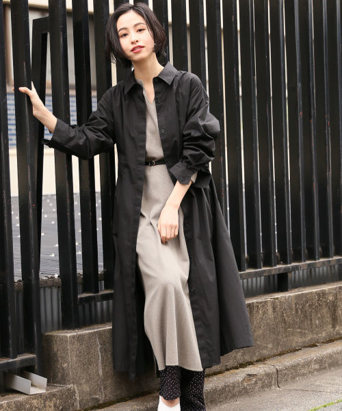 LOWRYS FARM（ローリーズファーム）の「シャツワンピコート 819481