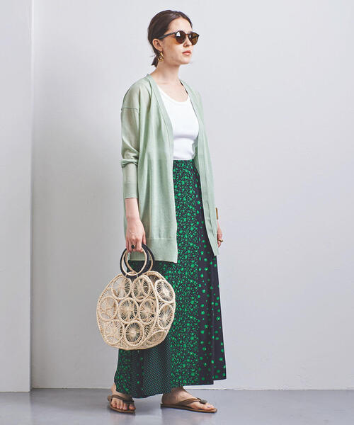 UNITED ARROWS(ユナイテッドアローズ)の「UWSC フラワードットプリント スカート◆(スカート・レディース・ケリー/ロイヤルブルー/ブラック・42/40/38/36)」の7枚目の写真