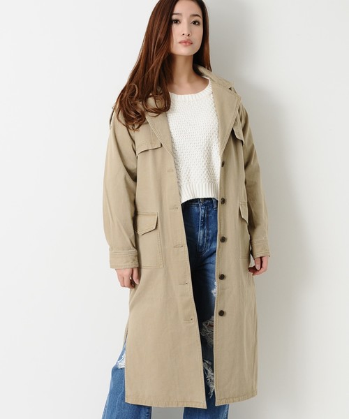 EGOIST（エゴイスト）の「シングルロングトレンチコート（トレンチ
