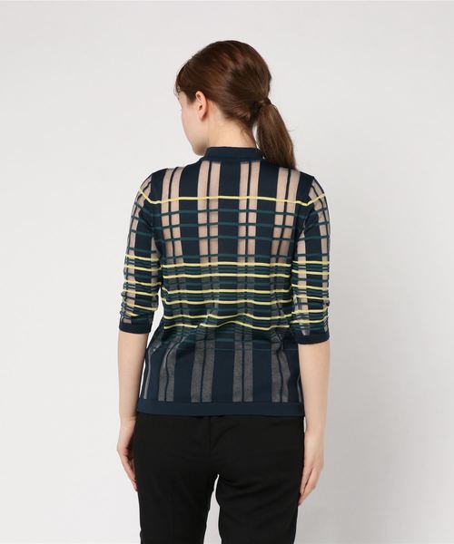 MAISON SPECIAL（メゾンスペシャル）の「シアーチェックニット