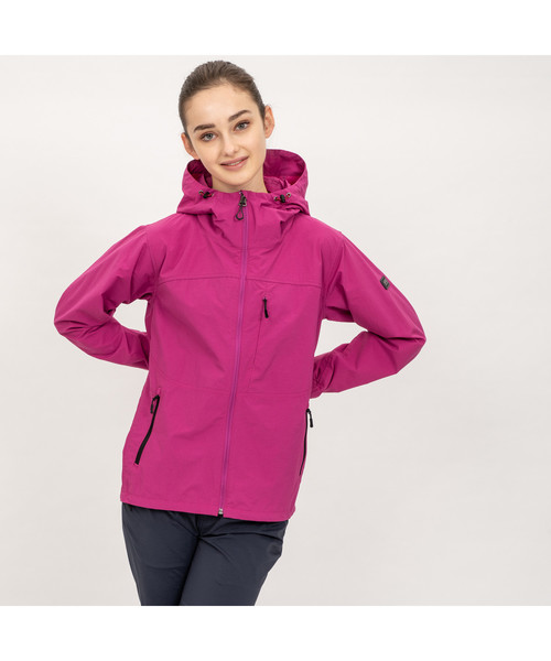 AIGLE（エーグル）の「W WRハイキージャケット（ナイロンジャケット・レディース・ブラック/サンドベージュ/バイオレット・40/38/36）」の3枚目の写真