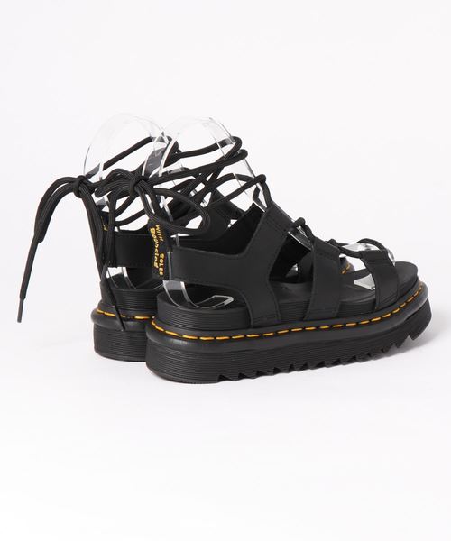 <an>Dr.MartensNARTILLAドクターマーチン Dr Martens Nartilla leather sandals in black | ASOS