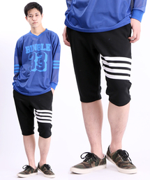 WEGO | WEGO/ラインプリントスウェットクロップドパンツ(その他パンツ)