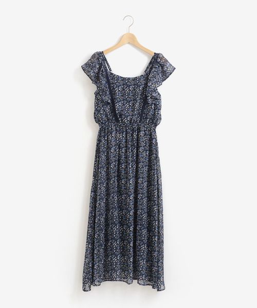 MAJESTIC LEGON（マジェスティックレゴン）の「2WAYショルダーフラワーワンピ（ワンピース・レディース・ホワイト系その他/グリーン系その他/ブルー系その他4・SMALL/MEDIUM）」の21枚目の写真