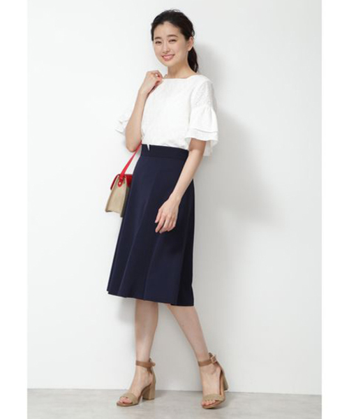 NATURAL BEAUTY BASIC(ナチュラルビューティーベーシック)の「エンブロイダリーブラウス(シャツ/ブラウス・レディース・ネイビー/オフホワイト/ピンク・SMALL/MEDIUM)」の11枚目の写真