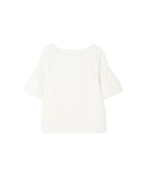 NATURAL BEAUTY BASIC(ナチュラルビューティーベーシック)の「エンブロイダリーブラウス(シャツ/ブラウス・レディース・ネイビー/オフホワイト/ピンク・SMALL/MEDIUM)」の14枚目の写真