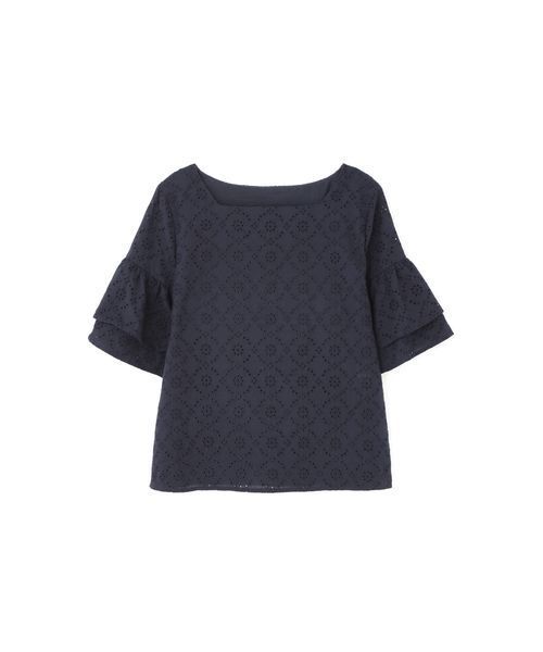 NATURAL BEAUTY BASIC(ナチュラルビューティーベーシック)の「エンブロイダリーブラウス(シャツ/ブラウス・レディース・ネイビー/オフホワイト/ピンク・SMALL/MEDIUM)」の19枚目の写真