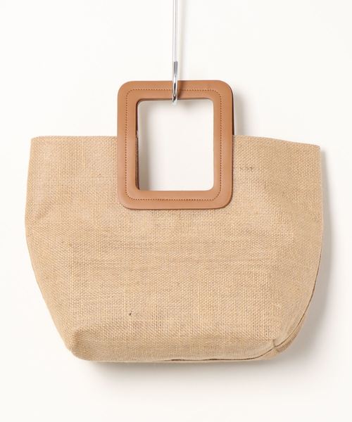 DouDou（ドゥドゥ）の「ポーチ付きカゴBAG（ショルダーバッグ・レディース・ホワイト/ブラウン/ブラック・FREE）」の3枚目の写真