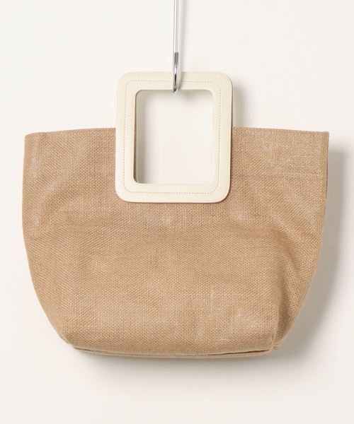 DouDou（ドゥドゥ）の「ポーチ付きカゴBAG（ショルダーバッグ・レディース・ホワイト/ブラウン/ブラック・FREE）」の2枚目の写真