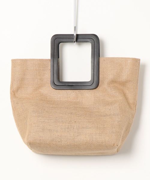 DouDou（ドゥドゥ）の「ポーチ付きカゴBAG（ショルダーバッグ・レディース・ホワイト/ブラウン/ブラック・FREE）」の4枚目の写真