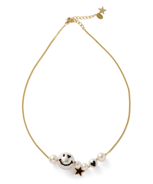 BEAUTY&YOUTH UNITED ARROWS(ビューティーアンドユースユナイテッドアローズ)の「BYMC COMPILATION 別注ニコチャン×スター チェーンネックレス(ネックレス・レディース・ホワイト・フリー)」の2枚目の写真