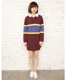 Kastane | 【melple×Kastane】ラガーワンピース(ワンピース)