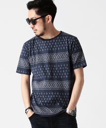 BEAMS | ○WASH'N'MADE×BEAMS / 別注 バンダナジャカード(Tシャツ/カットソー)