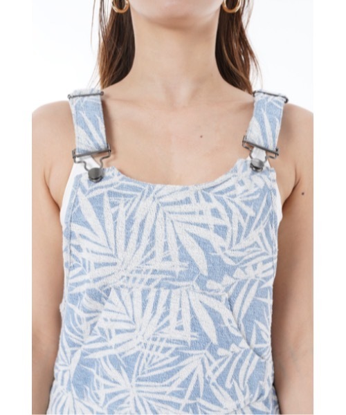 Ocean Pacific（オーシャンパシフィック）の「【OP オーピー】リーフリゾートロングワンピース/ボタニカルプリント リゾート ビーチ（ワンピース・レディース・ネイビー/カーキ/カラフル・MEDIUM/LARGE）」の5枚目の写真