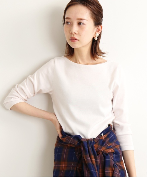 セール】AURALEE*IENA 別注ボートネックTシャツ◇（Tシャツ/カットソー