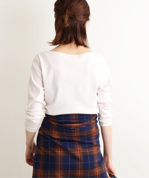 セール】AURALEE*IENA 別注ボートネックTシャツ◇（Tシャツ/カットソー