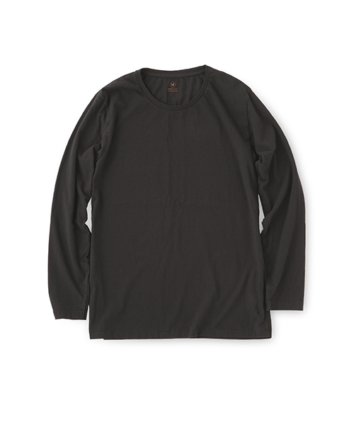 DAILY STANDARD by SANDINISTA（デイリースタンダードバイサンディニスタ）の「Cadet C/N L-S Tee / クルーネック長袖Tシャツ（Tシャツ/カットソー・メンズ・ホワイト/ブラック/ヘザーグレー/ネイビー/チャコールグレー・SMALL/LARGE/MEDIUM/X-LARGE/X-SMALL）」の13枚目の写真