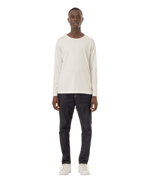 DAILY STANDARD by SANDINISTA（デイリースタンダードバイサンディニスタ）の「Cadet C/N L-S Tee / クルーネック長袖Tシャツ（Tシャツ/カットソー・メンズ・ホワイト/ブラック/ヘザーグレー/ネイビー/チャコールグレー・SMALL/LARGE/MEDIUM/X-LARGE/X-SMALL）」の18枚目の写真