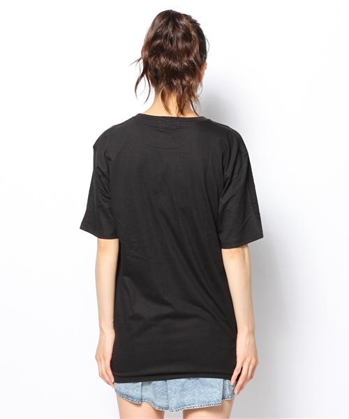 WEGO（ウィゴー）の「WEGO/シンプルロゴTシャツ（Tシャツ/カットソー・レディース・ホワイト/ブラック・FREE）」の7枚目の写真