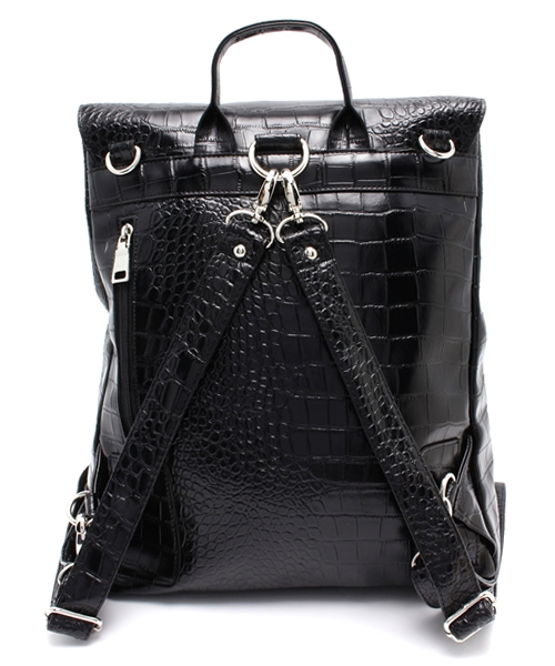 Kastane（カスタネ）の「【Kastane】クロコ4WAYリュック（ボストンバッグ・レディース・ホワイト/ブラック・FREE）」の12枚目の写真