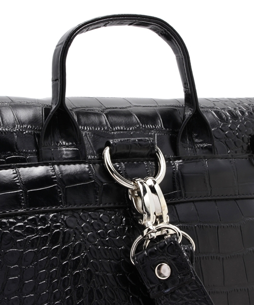 Kastane（カスタネ）の「【Kastane】クロコ4WAYリュック（ボストンバッグ・レディース・ホワイト/ブラック・FREE）」の13枚目の写真