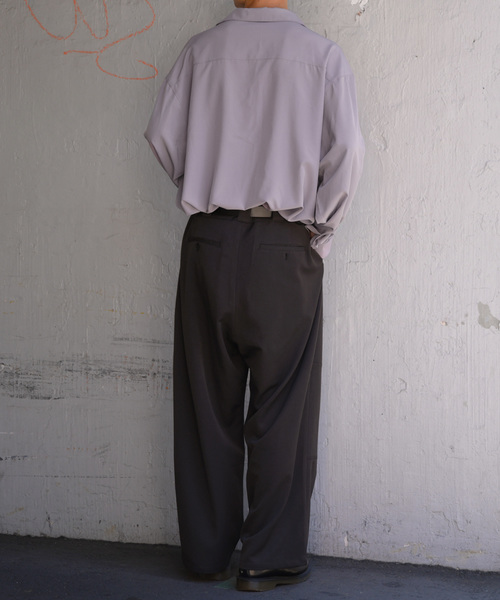 kutir(クティール)の「刺繍オープンカラーシャツ(シャツ/ブラウス・メンズ・ブラック/ダークブラウン/ライトパープル・MEDIUM/LARGE)」の14枚目の写真