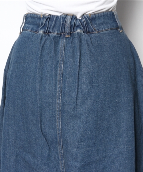 WEGO（ウィゴー）の「WEGO/デニムミディ丈スカート（デニムスカート・レディース・ネイビー/インディゴブルー・FREE）」の9枚目の写真