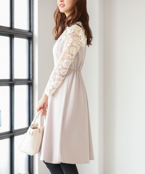 高品質 フリル付きフラワーレース切替ワンピース ワンピース Closet トッコ Closet トッコ クローゼット のワンピース フリル付きフラワーレース切替ワンピース 186 を購入できます Tocco ワンピース クローゼット のファッション Tocco