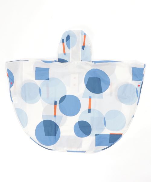 392 plusm（サンキューニプリュスエム）の「rain poncho kids M（レインコート/ポンチョ・キッズ・ネイビー/レッド/ブラック/グレー/ブルー/オフホワイト/グリーン/イエロー・M）」の9枚目の写真