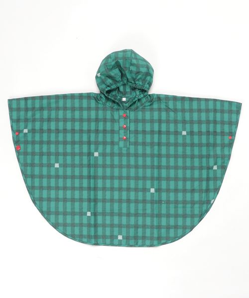 392 plusm（サンキューニプリュスエム）の「rain poncho kids M（レインコート/ポンチョ・キッズ・ネイビー/レッド/ブラック/グレー/ブルー/オフホワイト/グリーン/イエロー・M）」の13枚目の写真