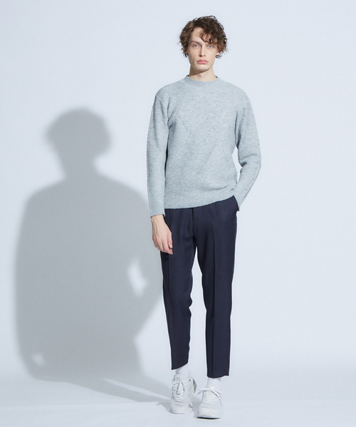 ABAHOUSE（アバハウス）の「ツイードピンヘッド　スリムテーパードパンツ（その他パンツ・メンズ・ネイビー/ブラウン/グレー系その他・44/46/48/50）」の20枚目の写真
