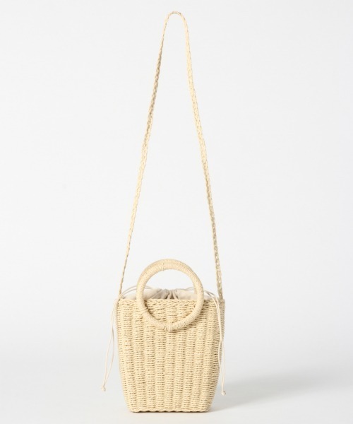 LOWRYS FARM（ローリーズファーム）の「マルハンドルペーパーＢＡＧ　867081（ショルダーバッグ・レディース・ダークブラウン/ブラウン/アイボリー・FREE）」の11枚目の写真