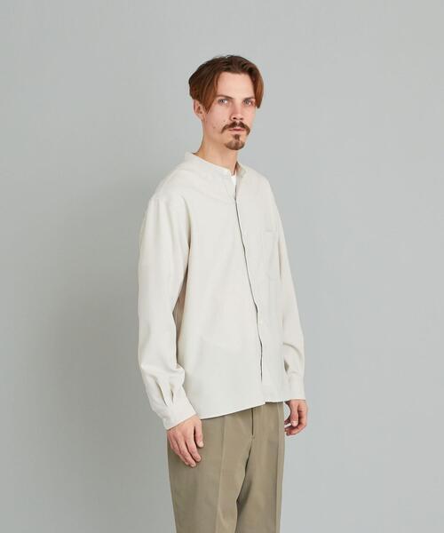 Steven alan BOX BAND COLLAR SHIRT レーヨン Steven Alan（スティーブンアラン）の「＜Steven Alan＞ PE