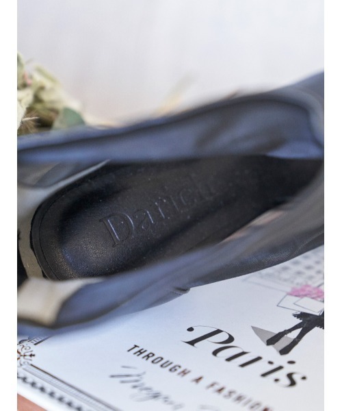 Darich(ダーリッチ)の「ポインテッドシアーショートブーツ(ブーツ・レディース・ドット/ブラック/ベージュ・S/M/L)」の5枚目の写真