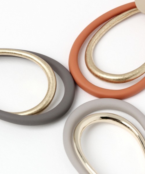 GLOBAL WORK（グローバルワーク）の「カラードロップピアス/880408（ピアス（両耳用）・レディース・ホワイト/オレンジ/グリーン・FREE）」の5枚目の写真