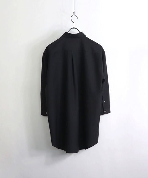 Confirm(コンファーム)の「Confirm / コンファーム TR7分丈スナップボタンシャツ(シャツ/ブラウス・メンズ・ブラック/ダークブラウン/ベージュ/グレー/ブルー/ブラック系その他/ベージュ系その他/ワイン・M/L)」の9枚目の写真