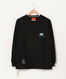 デコイアンドシーオー デコイダックロゴインチェストロングスリーブTシャツ