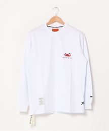 デコイアンドシーオー デコイダックロゴインチェストロングスリーブTシャツ
