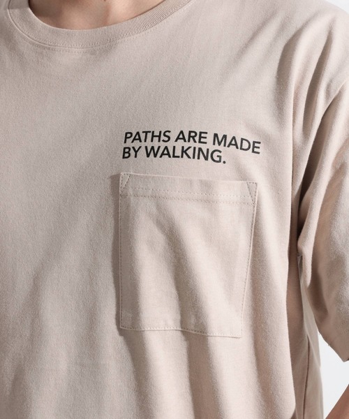 LAKOLE（ラコレ）の「レタリングポケットTシャツ / LAKOLE（Tシャツ/カットソー・メンズ・ホワイト/ブラック/ブラウン/ベージュ/ライトグリーン・MEDIUM/LARGE）」の21枚目の写真