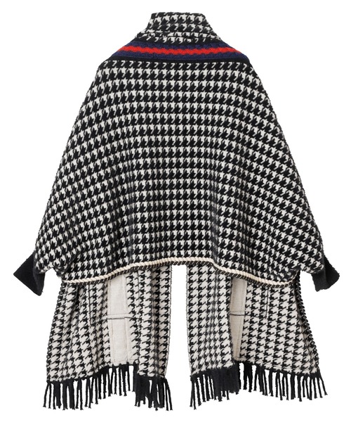 RANAN（ラナン）の「ポケット付ニットポンチョ（その他アウター・レディース・ブラック系その他・M/LL）」の3枚目の写真