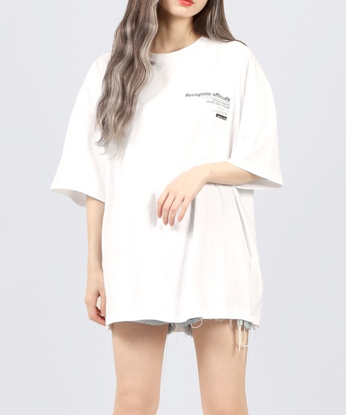 DING（ディング）の「DING/Recognize Tシャツ（Tシャツ/カットソー・レディース・ブルー/ホワイト/ブラック・FREE）」の2枚目の写真