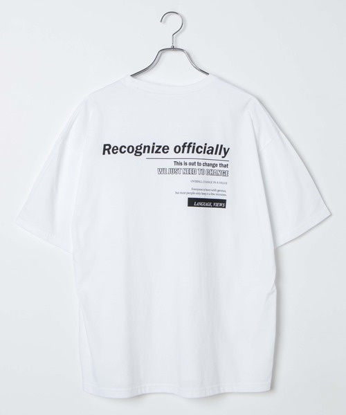 DING（ディング）の「DING/Recognize Tシャツ（Tシャツ/カットソー・レディース・ブルー/ホワイト/ブラック・FREE）」の6枚目の写真