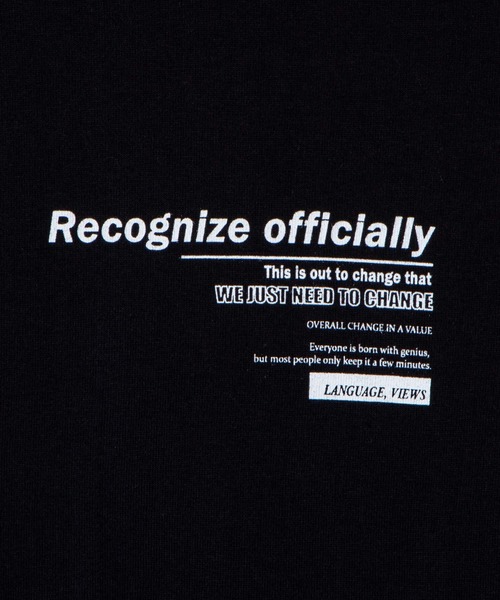 DING（ディング）の「DING/Recognize Tシャツ（Tシャツ/カットソー・レディース・ブルー/ホワイト/ブラック・FREE）」の9枚目の写真