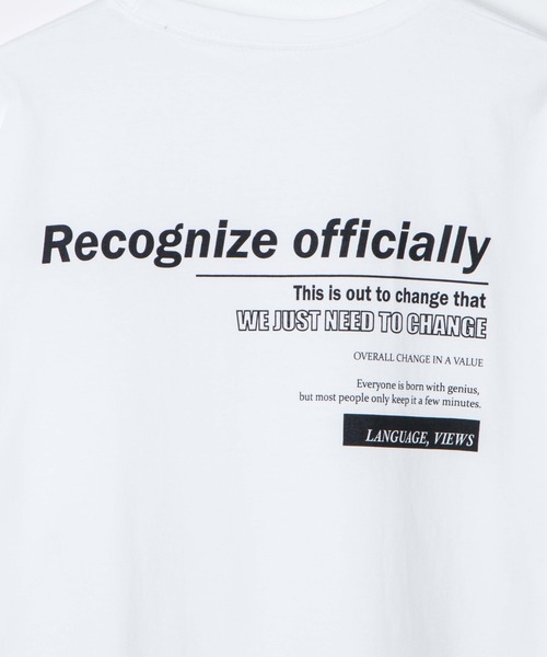 DING（ディング）の「DING/Recognize Tシャツ（Tシャツ/カットソー・レディース・ブルー/ホワイト/ブラック・FREE）」の11枚目の写真