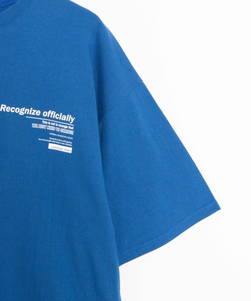 DING（ディング）の「DING/Recognize Tシャツ（Tシャツ/カットソー・レディース・ブルー/ホワイト/ブラック・FREE）」の14枚目の写真